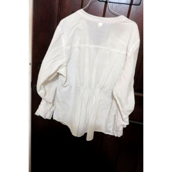 TORRID LONG SLEEVE COTTON SHIRT BLOUSE TOP sz 3 - Picture 3 of 3